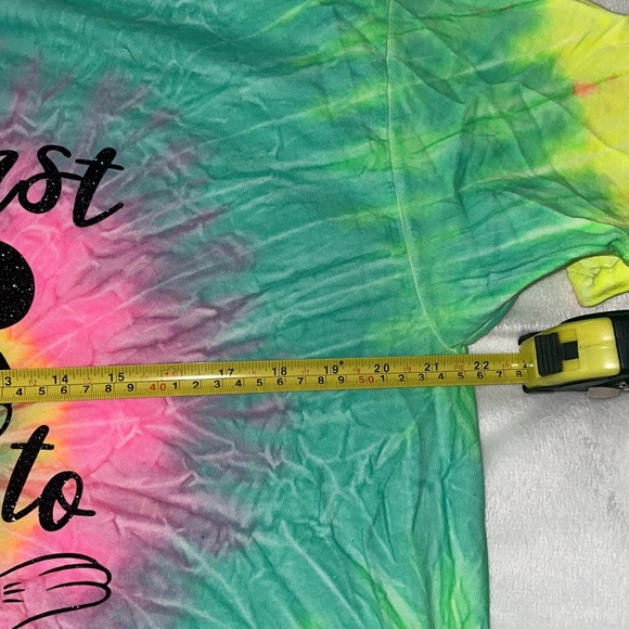 Neon Tie Dye My First Trip to Disney T-Shirt - Picture 5 of 8